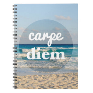 Caderno Espiral Notebook Carpe Diem