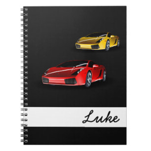 Caderno Espiral Notebook Cars