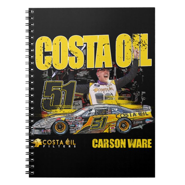 Caderno Espiral Notebook Carson Ware 51 (Frente)