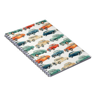 Caderno Espiral Notebook Cartoon Classic Cars