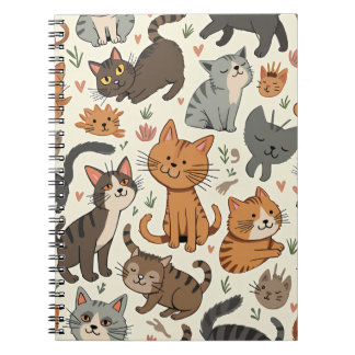 Caderno Espiral Notebook Cat