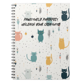 Caderno Espiral Notebook Cat Adventures Spiral Bound