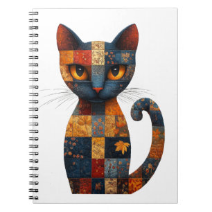 Caderno Espiral Notebook Cat com patch