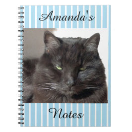 Caderno Espiral Notebook Cat Personalizado