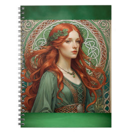 Caderno Espiral Notebook Celtic Girl 3 Spiral
