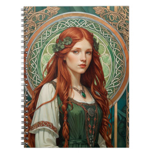 Caderno Espiral Notebook Celtic Girl Spiral 6