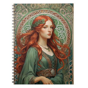 Caderno Espiral Notebook Celtic Girl Spiral 7