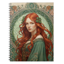 Notebook Celtic Girl Spiral 8
