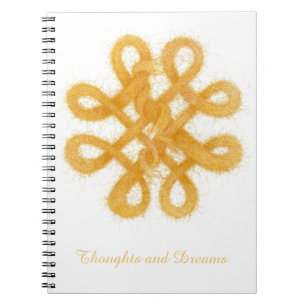Caderno Espiral Notebook CELTIC KNOT 6.5x8.75 Dourado
