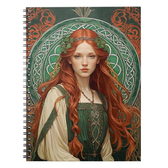 Caderno Espiral Notebook Celtic Knot Girl Spiral 5 (Frente)