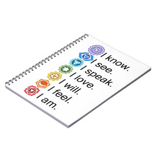 Caderno Espiral Notebook Chakra 7