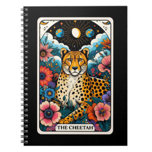 Caderno Espiral Notebook Cheetah Spirit Tarot Card