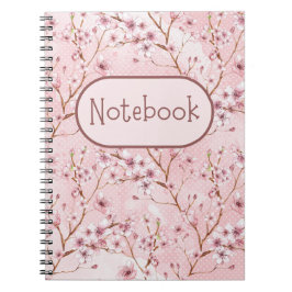 Caderno Espiral Notebook Cherry Blossom