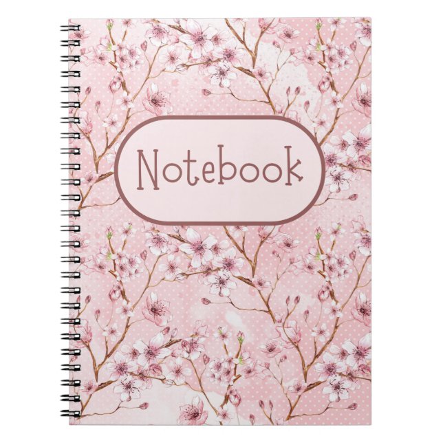 Caderno Espiral Notebook Cherry Blossom (Frente)