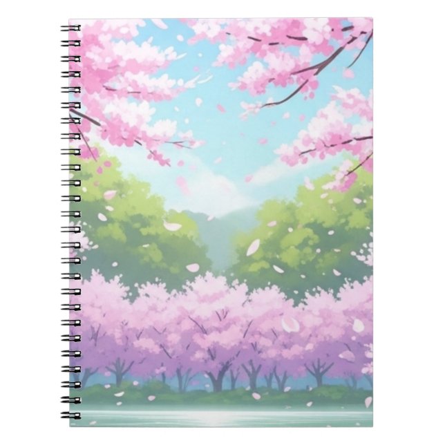 Caderno Espiral Notebook Cherry Blossom (Frente)
