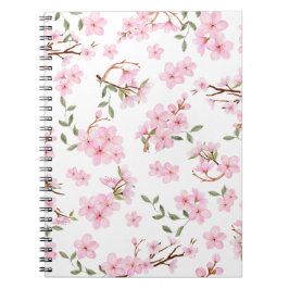 Caderno Espiral Notebook Cherry Blossom Bloom