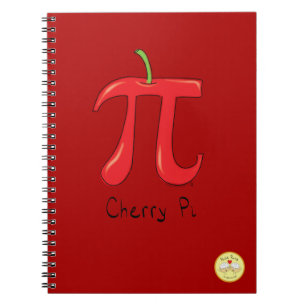 Caderno Espiral Notebook Cherry Pi Cute Math Pi Day