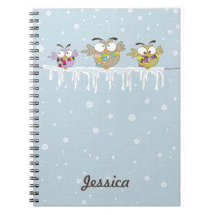 Caderno Espiral Notebook Chillin'Owls