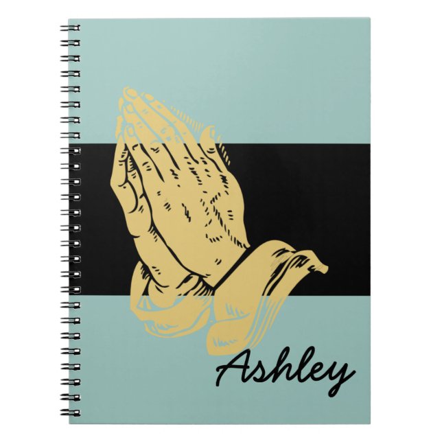 Caderno Espiral Notebook Christian Custom Aqua (Frente)