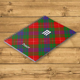 Caderno Espiral Notebook Clan Fraser Tartan