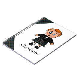 Caderno Espiral Notebook Clan Gunn