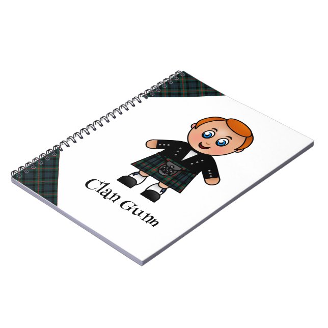 Caderno Espiral Notebook Clan Gunn (Left Side)