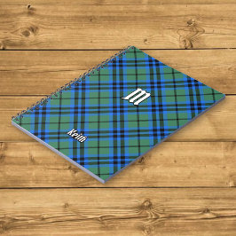 Caderno Espiral Notebook Clan Keith Tartan