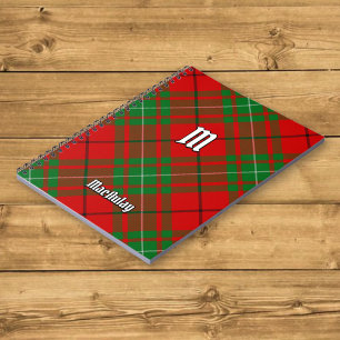 Caderno Espiral Notebook Clan MacAulay Tartan