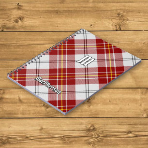 Caderno Espiral Notebook Clan MacPherson Red Dress Tartan