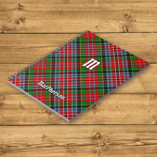 Caderno Espiral Notebook Clan MacPherson Tartan