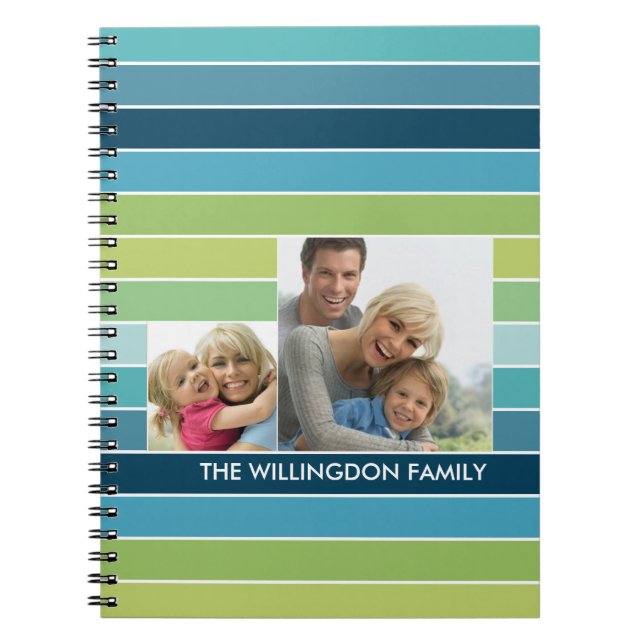 Caderno Espiral Notebook Classic Stripes (Frente)