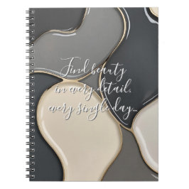 Caderno Espiral Notebook clássico em na moda gráfico