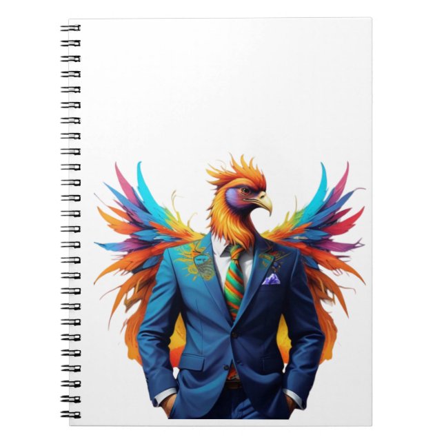 Caderno Espiral Notebook colorido (Frente)