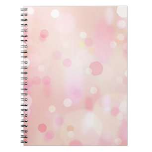 Caderno Espiral Notebook Colorido Pastel Bokeh