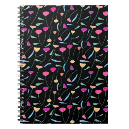 Caderno Espiral Notebook Colorous Flowers