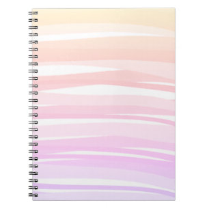 Caderno Espiral Notebook com Abstrato de Chic Mínimo Boho