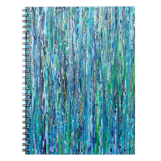 Caderno Espiral Notebook com água debaixo da ponte (Frente)