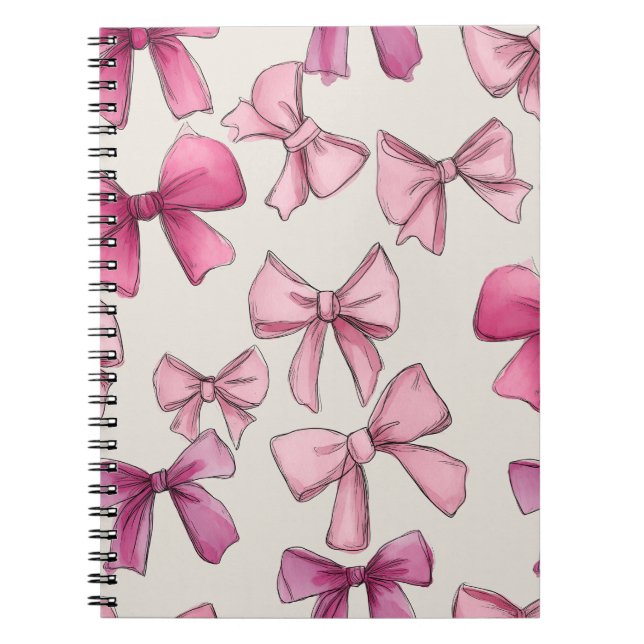 Caderno Espiral Notebook com Arco Whimsic Rosa-pré (Frente)