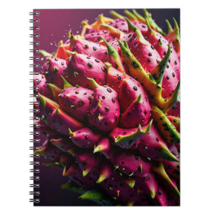 Caderno Espiral Notebook com arte de Fruta tropical