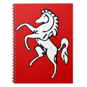 Caderno Espiral Notebook com bandeira de Kent, Inglaterra