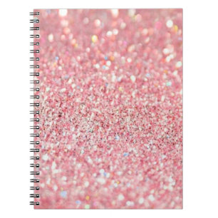 Caderno Espiral Notebook com brilho
