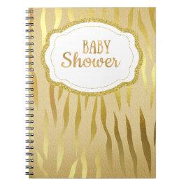 Caderno Espiral Notebook com Chá de fraldas Sparkle de Impressão Z