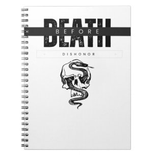 Caderno Espiral Notebook com coração detido por arame farpado