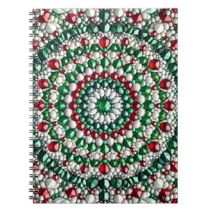 Caderno Espiral Notebook com cores italianas Design abstrato