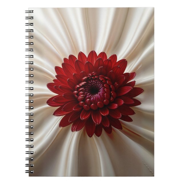 Caderno Espiral Notebook com cores japonesas Design abstrato (Frente)