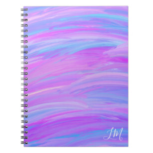 Caderno Espiral Notebook com cores pintadas para fotos espirais pe