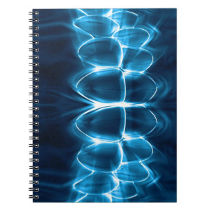 Caderno Espiral Notebook com dentista de dentada azul brilhante