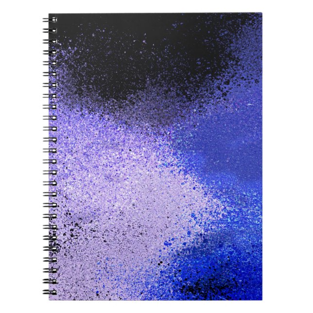 Caderno Espiral Notebook com design abstrato (Frente)