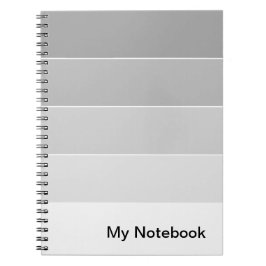 Caderno Espiral Notebook com Design de gradiente personalizável