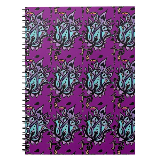 Caderno Espiral Notebook com design de ventilador (Frente)